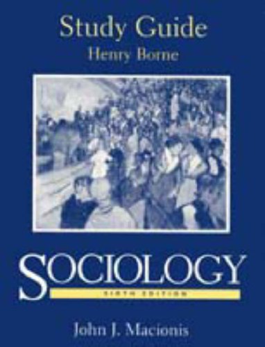 Stock image for Sociology: Study Guide for sale by dsmbooks
