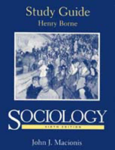 Stock image for Sociology: Study Guide for sale by ThriftBooks-Atlanta
