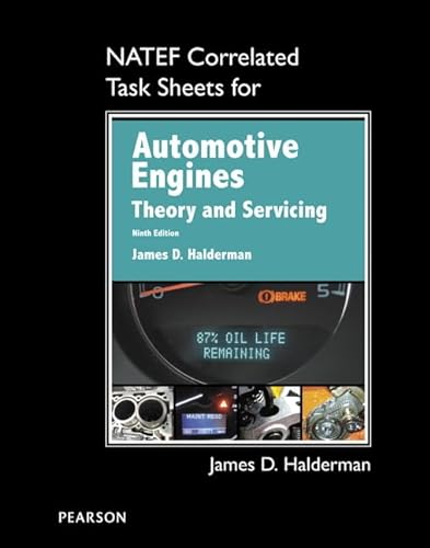 Stock image for NATEF Correlated Task Sheets for Automotive Engines: Theory and Servicing for sale by BGV Books LLC