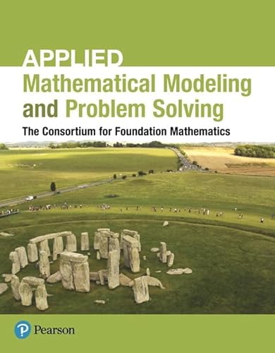 applied mathematical modeling and problem solving