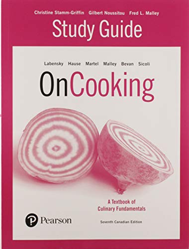 Beispielbild fr Study Guide for On Cooking: A Textbook of Culinary Fundamentals zum Verkauf von Book Deals