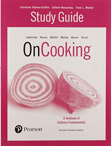 Stock image for Study Guide for On Cooking: A Textbook of Culinary Fundamentals for sale by Books Unplugged