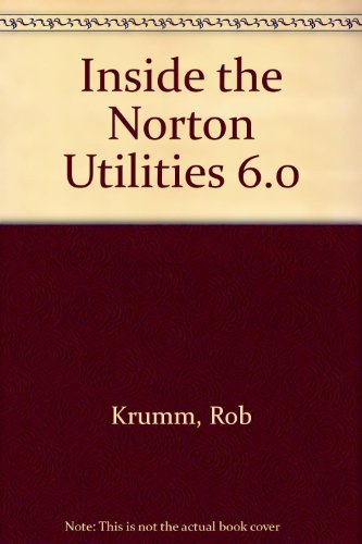 9780134659800: Inside the Norton Utilities 6.0