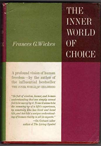 Beispielbild fr The Inner World of Choice zum Verkauf von Better World Books