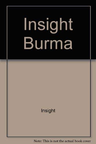 Imagen de archivo de Burma (Insight guides) a la venta por Hawking Books