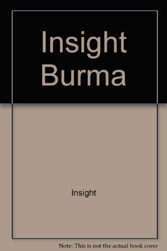 9780134665580: Burma (Insight Guide Burma)