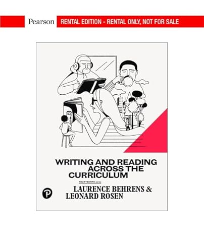 9780134668512: Writing and Reading Across the Curriculum