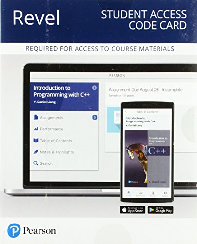 Image d'archives pour Introduction to Programming With C++ Revel Access Code mis en vente par Revaluation Books
