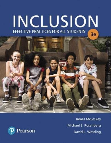 Stock image for Inclusion: Effective Practices for All Students, Loose-Leaf Version (3rd Edition) for sale by College Campus