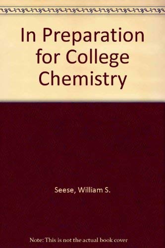 Beispielbild fr In preparation for college chemistry zum Verkauf von HPB-Red