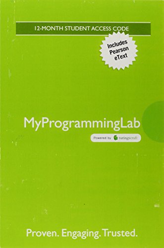 Beispielbild fr Mylab Programming with Pearson Etext -- Access Card -- For Introduction to Java Programming and Data Structures, Comprehensive Version zum Verkauf von SecondSale