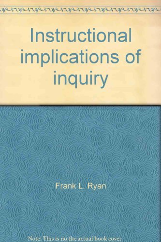 Beispielbild fr Instructional Implications of Inquiry zum Verkauf von Better World Books