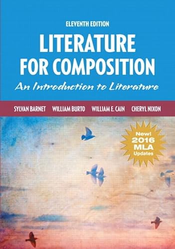 9780134678702: Literature for Composition, MLA Update (11th Edition)