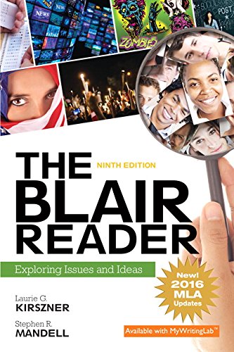 Stock image for The Blair Reader: Exploring Issues and Ideas, MLA Update (9th Edition) for sale by Stories & Sequels