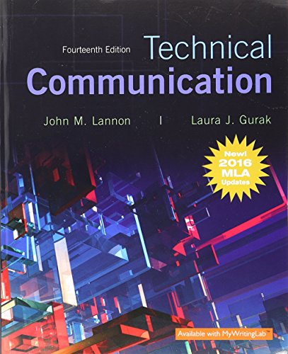 9780134678825: Technical Communication, MLA Update (14th Edition)