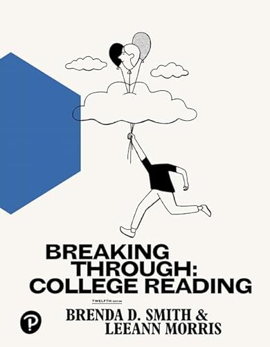 Beispielbild fr Breaking Through: College Reading zum Verkauf von BooksRun