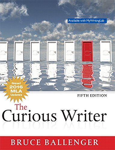 Beispielbild fr The Curious Writer, MLA Update (5th Edition) zum Verkauf von J.J.Bookstore