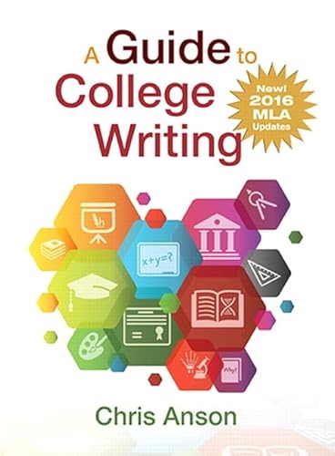 Stock image for Guide to College Writing, A, MLA Update Edition for sale by Goodwill Books