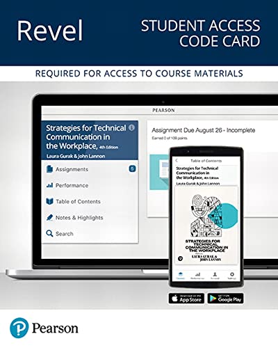9780134679921: Revel for Strategies for Technical Communication in the Workplace -- Access Card