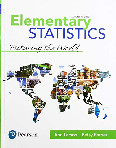 Stock image for Elementary Statistics: Picturing the World (7th Edition) for sale by booksdeck