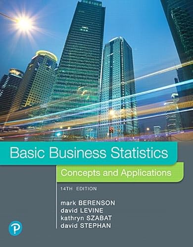 Imagen de archivo de Basic Business Statistics (14th Edition) (What's New in Business Statistics) a la venta por Textbooks_Source