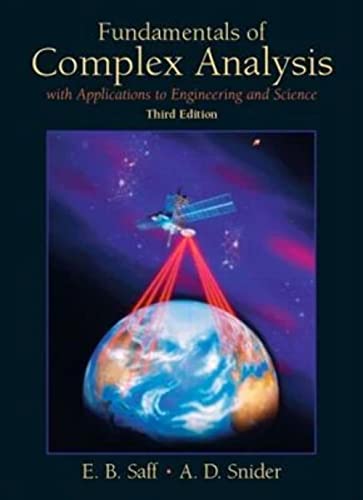 Imagen de archivo de Fundamentals of Complex Analysis with Applications to Engineering and Science a la venta por Majestic Books