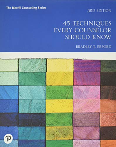 Stock image for 45 Techniques Every Counselor Should Know (Merrill Counseling) for sale by SecondSale