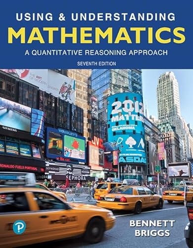 Stock image for Using & Understanding Mathematics: A Quantitative Reasoning Approach for sale by Jenson Books Inc