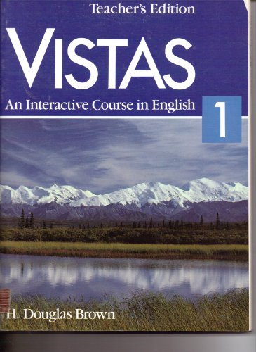 Stock image for Vistas an Interactive Course in English for sale by HPB-Red