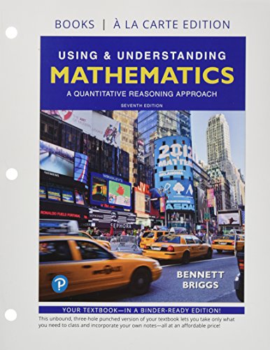 Immagine dell'editore per Using and Understanding Mathematics : A Quantitative Reasoning Approach venduto da Better World Books