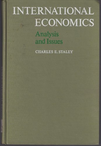 Beispielbild fr International Economics: Analysis and Issues zum Verkauf von Wonder Book