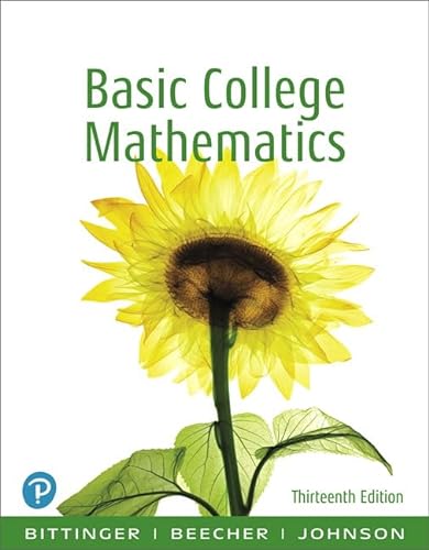 Imagen de archivo de Basic College Mathematics a la venta por BooksRun