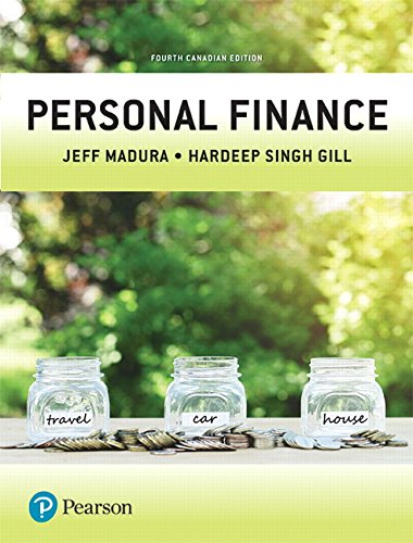 

Personal Finance, Fourth Canadian Edition (4th Edition)