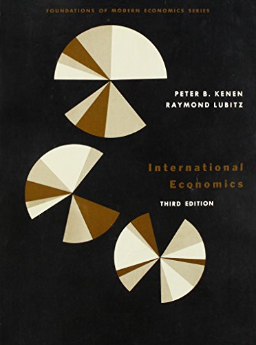 Beispielbild fr International economics (Foundations of modern economics series) zum Verkauf von Wonder Book