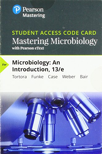 Imagen de archivo de Mastering Microbiology with Pearson eText -- Standalone Access Card -- for Microbiology: An Introduction (13th Edition) a la venta por BooksRun