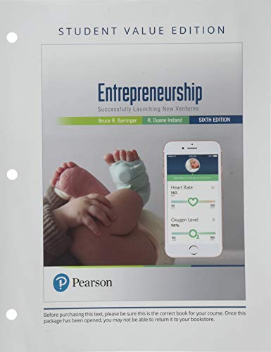 9780134729961: Entrepreneurship: Successfully Launching New Ventures