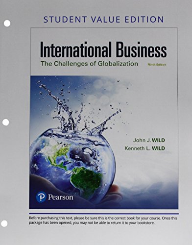 Imagen de archivo de International Business: The Challenges of Globalization a la venta por BooksRun