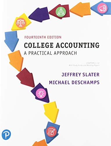 Imagen de archivo de College Accounting Chapters 1-12 with Study Guide and Working Papers (14th Edition) a la venta por Textbooks_Source