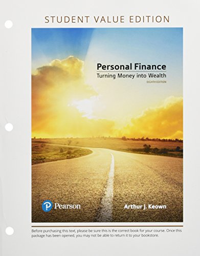Stock image for Personal Finance: Turning Money Into Wealth for sale by Revaluation Books