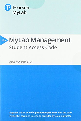 Imagen de archivo de MyLab Management with Pearson eText -- Access Card -- for International Business: The Challenges of Globalization a la venta por A Team Books