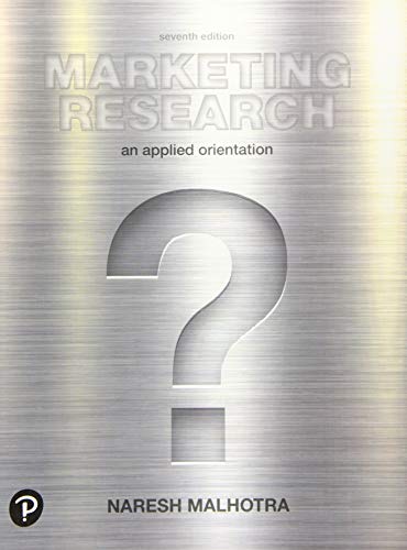 Beispielbild fr Marketing Research: An Applied Orientation (What's New in Marketing) zum Verkauf von BooksRun