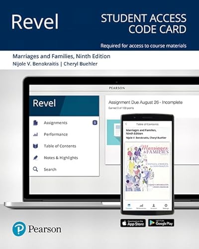 Stock image for Revel for Marriages and Families: Changes, Choices, and Constraints -- Access Card for sale by Textbooks_Source