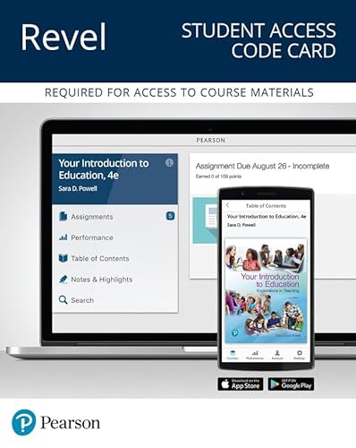 Imagen de archivo de Revel for Your Introduction to Education: Explorations in Teaching Access Card a la venta por Revaluation Books