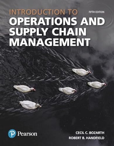 Stock image for Introduction to Operations and Supply Chain Management (What's New in Operations Management) for sale by Book Deals