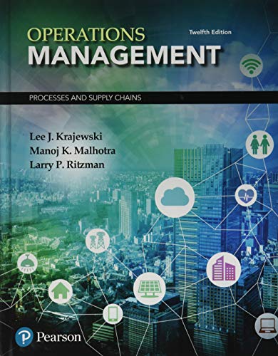 Beispielbild fr Operations Management: Processes and Supply Chains (What's New in Operations Management) zum Verkauf von BooksRun