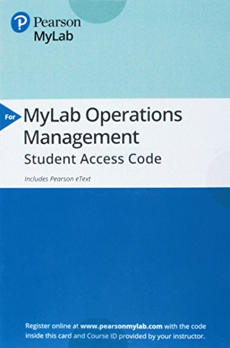 Beispielbild fr Introduction to Operations and Supply Chain Management -- MyLab Operations Management with Pearson eText Access Code zum Verkauf von One Planet Books