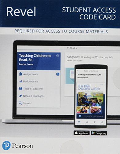 9780134742458: Teaching Children to Read Revel Access Code: The Teacher Makes the Difference: The Teacher Makes the Difference -- Access Card
