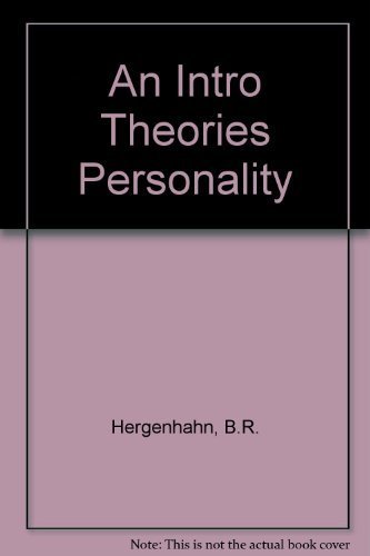 Imagen de archivo de An Introduction to Theories of Personality a la venta por ThriftBooks-Atlanta