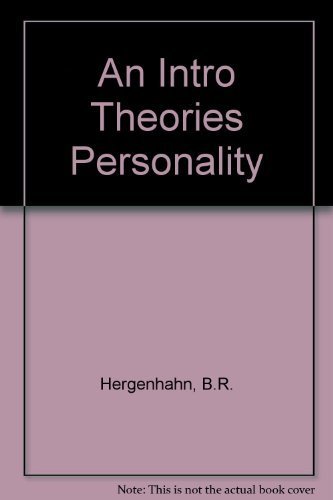 Stock image for An Introduction to Theories of Personality for sale by ThriftBooks-Atlanta