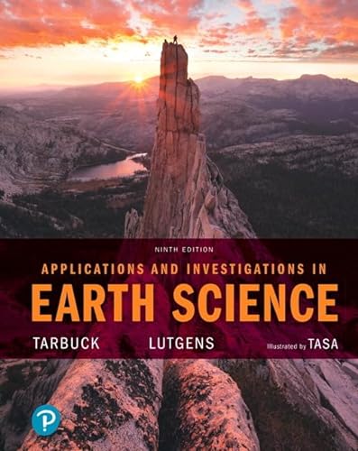 Beispielbild fr Applications and Investigations in Earth Science zum Verkauf von HPB-Red